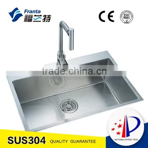 Custom Size Stainless Steel Handmade Single Big Bowl Sink thumbnail-1