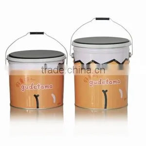 Custom Made Factory Round Storage Metal Bucket Design Storage Stools Storage Ottomans thumbnail-2