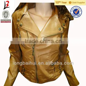 Women Leather pu Jacket Stock Garments11 thumbnail-1