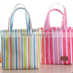 Hotsale Stripe Design Cooler Lunch Bag China Supplier thumbnail-2