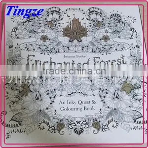 Hot Sale Fashion Hand-painted Decompression Enchanted Forest Secret Garden Children Adults Cheap Coloring Books thumbnail-1