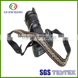 Factory Directly Custom Printed Colorful Marketing Advertising Nylon Material Detachable Double Camera Shoulder Strap for Sale thumbnail-1