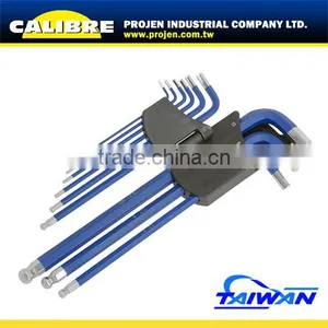 CALIBRE 9pc 1.5-10mm Extra Long Magnetic Hex Key Set thumbnail-1