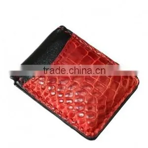 Crocodile Leather Money Clip Wallet SCW-006 , 100% Crocodie Leather , Wallet for Men thumbnail-1