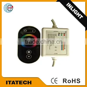 12V~24VDC 6keys RF Wireless Touch Panel RGB Controller/Dimmer thumbnail-1