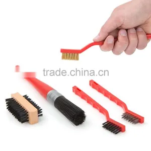 5-Piece Detail Stainless Steel , Brass , Nylon Brush Set thumbnail-2