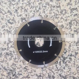 Dry Diamond Saw Blade 5 Inch (125 Mm) Hot Press Segmented Blades for Grinder Cutting Hard Granite Inner Hole 22.23 mm thumbnail-2