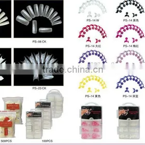 High Quality 500pcs With Box Acrylic Nail Tips Wholesale thumbnail-5