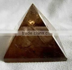 Natural Smoky Quartz Pyramid thumbnail-1
