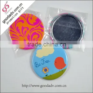 High Quality Promotional Top Fashion Gift Printing Tin Mirror thumbnail-3