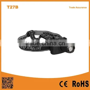 T27B Waterproof 1W LED Headlight Light Headlamp Head Lamp Flashlight 3 Modes thumbnail-1