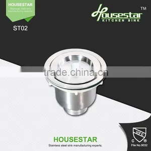 Kitchen Accessories USA Style Semi-steel Sink Strainer for Used-commerical Stainless Steel Sink thumbnail-2