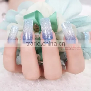 Finger Nails Mix Color Glitter Good Looking High Quality Shimmer Shade Color Nail Wrap thumbnail-6