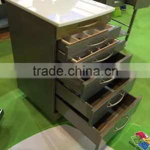Stainless Steel Dental Cabinet With Drawers, Medical Trolley thumbnail-1