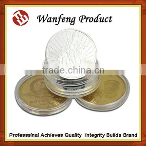 Top Sell Cheap Metal Wedding Decoation Gift Gold Silver Coins thumbnail-2