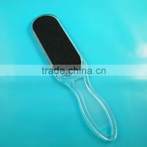 Big Curved Rounded Plastic Handle Foot File Pedicure thumbnail-1