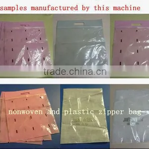 China Supplier Non-woven Ziploc Bag Making Machine Zipper Bag Nonwoven Bag Making Machine Price thumbnail-2