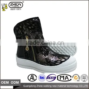Custom Female High Boots High Heel Rubber Soles / Thick Sole Shoes for Women thumbnail-1