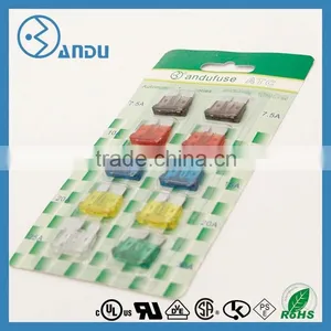 Best Price! Free Shipping,80pcs/bag Medium Size Flat Blade Zinc Car Fuse Set 3A 5A 10A 15A 20A 25A 30A 40A thumbnail-6
