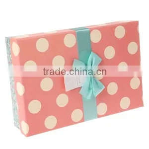 Lovely Bow With Spot Printing Paper Gift Box thumbnail-4
