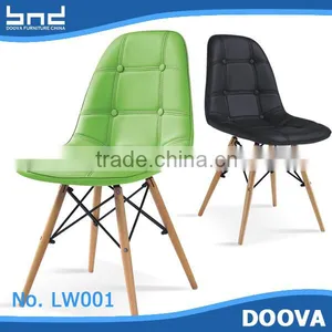 Plywood Inside Wood Dine Chair With Leather thumbnail-5