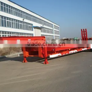 China Manufacturer Direct Supplier 3 Axles 100t Hydraulic Low Bed Trailer for Sale thumbnail-5