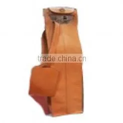 Handmade Leather WIne Case WIne Cove 1 Bottle thumbnail-1