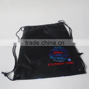 Cheap Polyester Sublimation Printed Drawstring Bag thumbnail-3