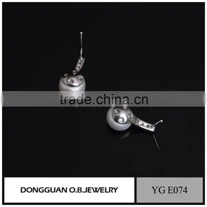 Popular Summer Style Earring Pure White 925 Sterling Silver Girls Earrings Studs thumbnail-2