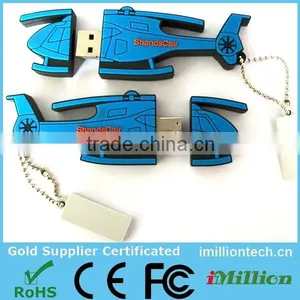 OEM Promotional Wholesale Price Helicopter Shaped Usb Pendrive 4GB for Promotion thumbnail-1