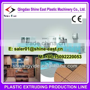 Good Quality!Wood Plastic Machine/profile Extrusion Line/pvc Profile Door Making Machine thumbnail-1