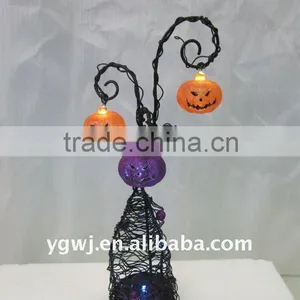 Metal Led Hanging Pumkin Halloween thumbnail-1