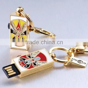 RORO Facial Makeup Enamel Craft Gift USB Flash Disk USB Flash Drive thumbnail-1