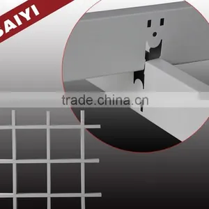 Size 85mm*85mm Cell 50mm*50mm Aluminum Suspended Ceiling Grid Components thumbnail-4