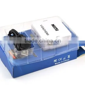 Hot Sell Mini VGA TO HDMI Converter , Vga2hdmi Converter Dengan With Audio 1080P 3D thumbnail-5