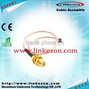 Linkeson MMCX Female to SMA Coaxial for RG316 Pigtail thumbnail-1