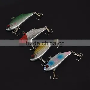 4pcs 4.5g 5cm VIB Vibration Minow Fishing Lure Hard Bait With 2 Treble Hooks Fishing Tackle thumbnail-1
