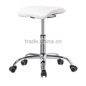 High Quality Adjustable Saddle Salon Pedicure Stool With Wholesale Factory Price thumbnail-2