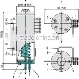 Stainless Steel Thermosiphon Vessel Dual Mechanical Seal Support System thumbnail-4