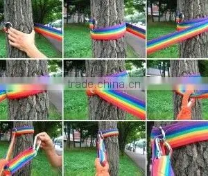 Rainbow Safety System Rope-Style Stansport Polyester Hammock Hanging Straps thumbnail-1