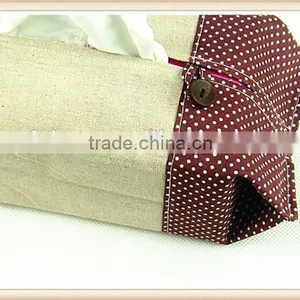 Creative Home Fabric Cotton and Linen Tissue Box thumbnail-3