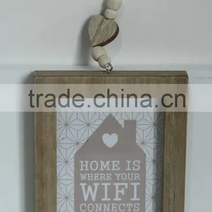 Beaded, Natural and Decorative Wall-hung Type Wooden Photo Frame thumbnail-3