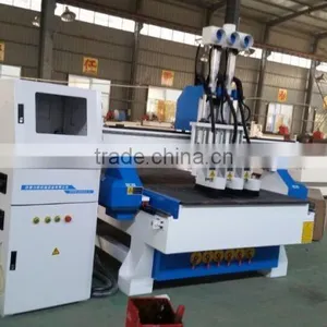 FLDM1325 Cnc Router Machine Cutting Wood With 3 Heads thumbnail-5
