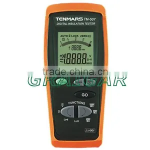 TM-507_Insulation Tester, EN61557 EN61010-1 CAT IV 600V 4 Digits LCD Display Insulation thumbnail-1