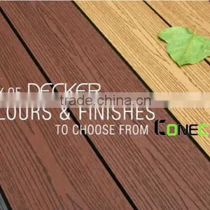 Wood Plastic Composite Outdoor Decking Flooring With Weather Resistance Features thumbnail-1