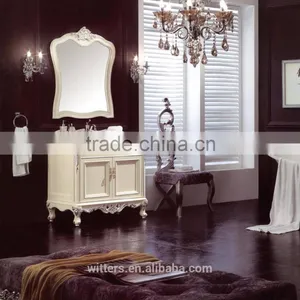 Popular Design American Style Solid Wood Home Furniture Single Sink Bathroom VanityWTS244 thumbnail-5