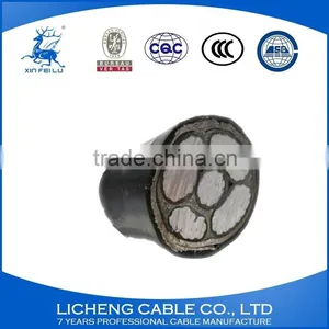 3*185+2*95mm2- China Cable Manufacturer Aluminum 5 Core XLPE Insulated PVC Sheathed Construction Power Cable-YJLV thumbnail-2