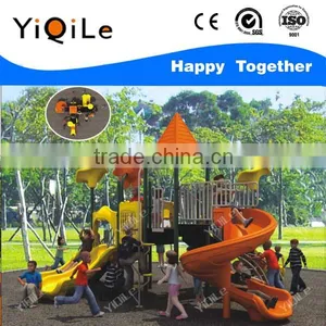 Corsair Shaped Kindergarten Playground Equipment Indoor Novel Children Playground Fence Happy Plastic Parts Tube Slide thumbnail-4