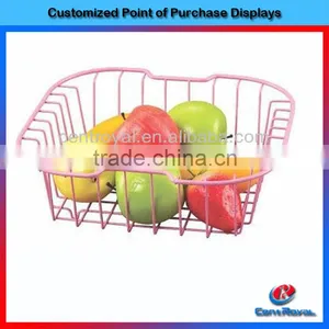 Hot Sale Tabletop Metal Wire Kitchen Fruit Rack thumbnail-1