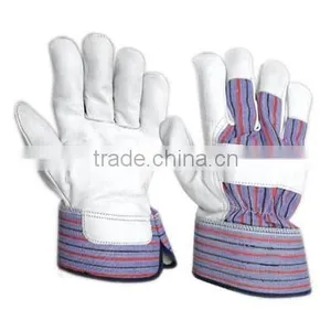 Grain Leather Working Gloves, Rigger Gloves, Safety Split Leather Working Gloves thumbnail-1